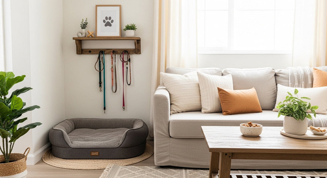 Intentional life with dog - mindful pet owner creating meaningful moments and healthy habits with their companion